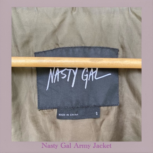 Nasty Gal Army Jacket - Picture 3 of 3